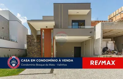 Casa a venda em condomínio residencial bosque da mata em valinhos