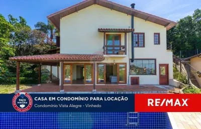 Casa em condomínio fechado com 4 quartos para alugar na Alameda Jacaré, 328, Condomínio Vista Alegre, Vinhedo