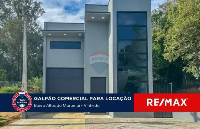 Galpão comercial novo para locação – 258m² – alto das figueiras, vinhedo/sp