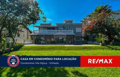 Casa mobiliada para locação - 4 suites - vila hipica i