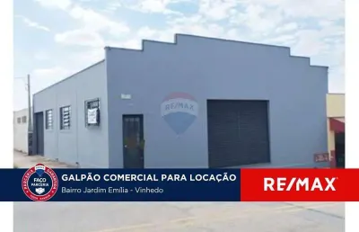 Locação galpão comercial 194m²  - próximo ao centro e rodoviária de vinhedo