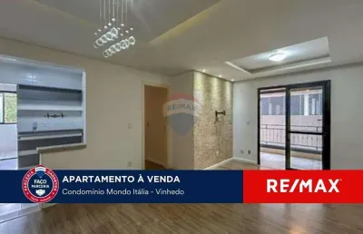 Vende-se apartamento no condomínio mondo itália, com 3 dormitórios, 1 suíte e 2 vagas cobertas.