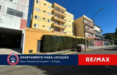 Apartamento para locação edifício itália ii no residencial aquário em vinhedo