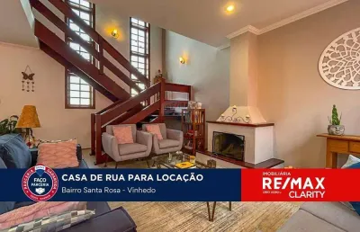 Casa com 2 quartos e 4 banheiros para alugar, 193m² por r$ 4.500/mês