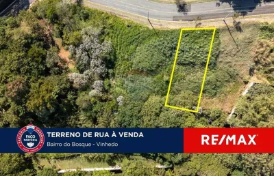 Terreno a venda com 605 m² no bairro do bosque em vinhedo-sp