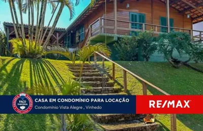 Casa de condomínio térrea para locação - condomìnio vista alegre - vinhedo - sp