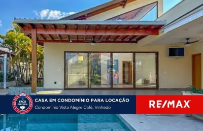 Casa para locação no condomínio vista alegre – vinhedo/sp