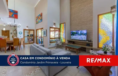 Casa em condomínio fechado com 4 quartos à venda na Alameda Das Sibipirunas, 002, Vilagge Capricio, Louveira