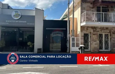 Sala  para locação na rua nove de julho no centro de vinhedo