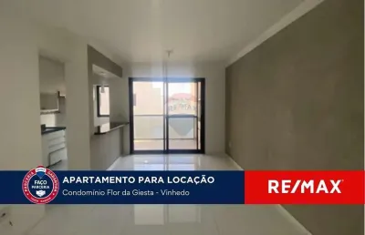 Apartamento para locação no condomínio flor da giesta em vinhedo
