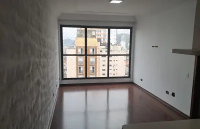Amplo apartamento para alugar, em frente praia gonzaguinha, 02 dorm. boa vista, são vicente - sp