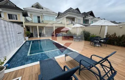 Casa em condomínio fechado com 4 quartos à venda na rua afonso carlos marques dos santos, 100, recreio dos bandeirantes, rio de janeiro, 310 m2 por r$ 2.150.000