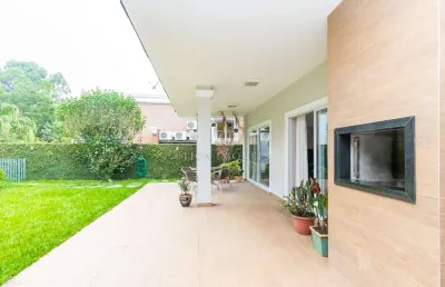 Casa em condomínio fechado com 4 quartos à venda na rua luiz tramontin, 1580, campo comprido, curitiba, 478 m2 por r$ 3.350.000