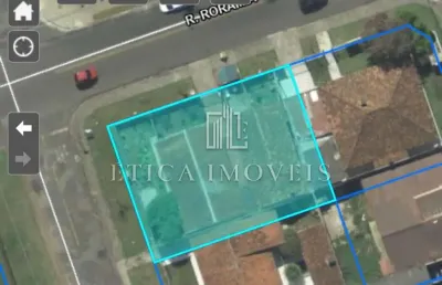 Terreno à venda na rua roraima, 1312, cajuru, curitiba, 374 m2 por r$ 649.000