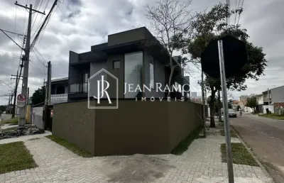 Lançamento sobrado de esquina para venda,  sítio cercado, curitiba