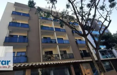 Cobertura com 2 quartos, na parte plana do bairro, para locação, por r$ 1.400,00 mensal - recanto da mata - juiz de fora/mg