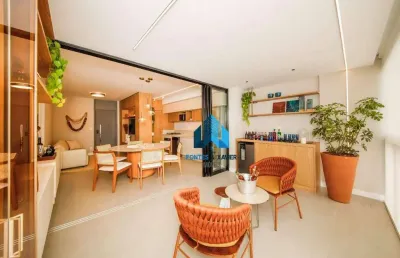 Lançamento na esquina das ruas tiradentes e benjamin constant,. apartamento com 3 quartos (suíte) e lazer na cobertura