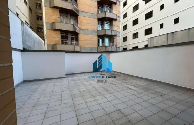 Apartamento garden com 1 quarto à venda, 90 m² por r$ 270.000 - centro - juiz de fora/mg