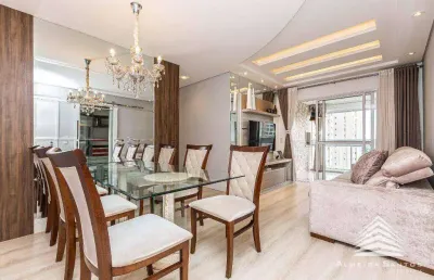 Apartamento a venda no ecoville, 2 dormitórios, sacada com churrasqueira, 1 vaga de garagem, parque ecoville, rua monsenhor ivo zanlorenzi