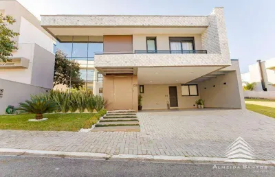 Casa a venda em santa felicidade, em condomínio clube alto padrão em santa felicidade, 03 suítes e 03 vagas de garagem.