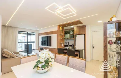 Apartamento com 3 dormitórios à venda, próximo a ipo 88 m² por r$ 1.199.000 - água verde - curitiba/pr