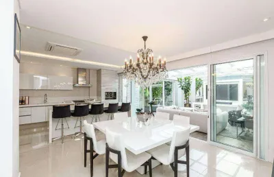 Casa em condomínio à venda - porteira fechada -por r$ 4.200.000 - bigorrilho - curitiba/pr