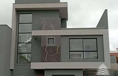 Sobrado a venda no tingui, 3 dormitórios, 2 vagas de garagem, villa bontorin, rua josé wosch sobrinho