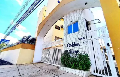 Apartamento à venda, condominio golden village no bairro fatima, teresina/pi