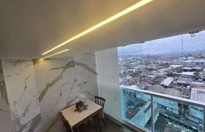 Apartamento 2 quartos para venda em santos, vila mathias, 2 dormitórios, 1 banheiro, 1 vaga