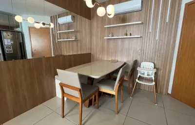 Apartamento totalmente mobiliado em um condomínio completo!