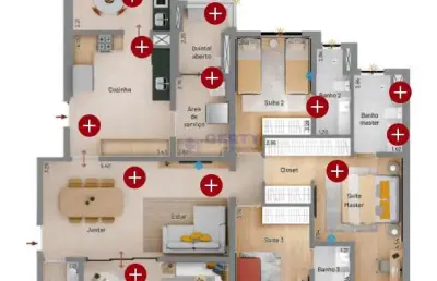 Apartamento residencial para venda!!-132m²!!- jardim são caetano, são caetano do sul