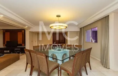 Um verdadeira casa suspensa! apartamento com 433 m², 4 quartos sendo 4 suítes à venda no bairro batel.