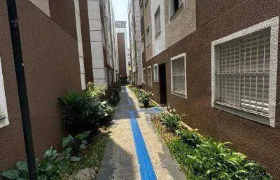 Apartamento com 2 dormitórios à venda, 44 m² por r$ 280.000,00 - parque marabá - taboão da serra/sp