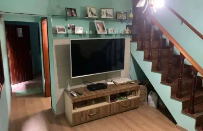 Sobrado com 3 dormitórios à venda, 210 m² por r$ 400.000,00 - sítio das madres - taboão da serra/sp