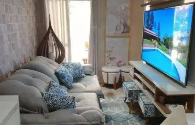 Apartamento com 2 dormitórios à venda, 56 m² por r$ 500.000,00 - parque taboão - taboão da serra/sp
