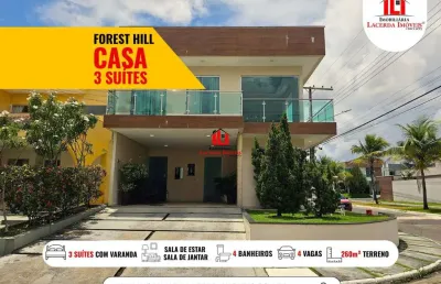 Casa em condomínio para venda em manaus, colônia terra nova, 3 dormitórios, 3 suítes, 4 banheiros, 4 vagas
