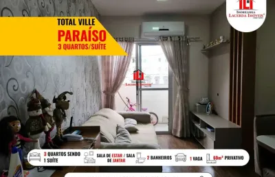 Apartamento para venda em manaus, lago azul, 3 dormitórios, 1 suíte, 2 banheiros, 1 vaga