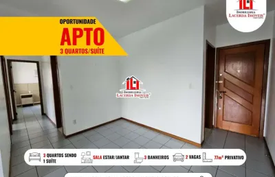 Apartamento para venda em manaus, chapada, 3 dormitórios, 1 suíte, 3 banheiros, 1 vaga