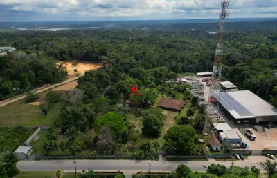Sítio / chácara para venda em manaus, tarumã-açu, 3 dormitórios, 1 suíte, 2 banheiros, 10 vagas