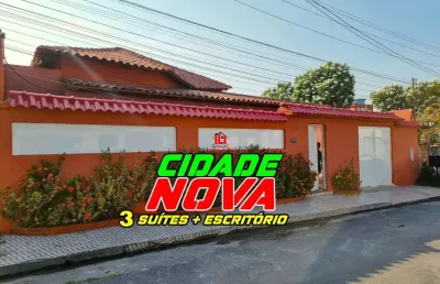 Casa para venda em manaus, cidade nova, 3 dormitórios, 3 suítes, 4 banheiros, 3 vagas