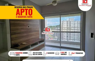 Apartamento para locação em manaus, ponta negra, 1 dormitório, 1 suíte, 2 banheiros, 1 vaga