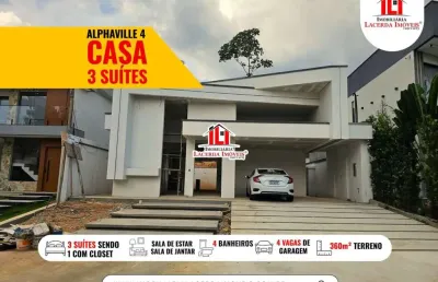 Casa em condomínio para venda em manaus, ponta negra, 3 dormitórios, 3 suítes, 4 banheiros, 4 vagas