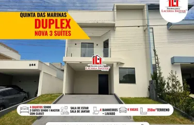 Casa em condomínio para locação em manaus, ponta negra, 4 dormitórios, 3 suítes, 5 banheiros, 4 vagas