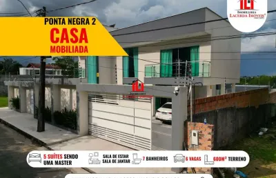 Apartamento para venda em manaus, ponta negra, 5 dormitórios, 5 suítes, 6 banheiros, 5 vagas