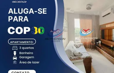 Apartamento para alugar para cop 30 no condomínio planetarium jupiter , com 2 quartos sendo 1 suíte, em belém, mangueirão
