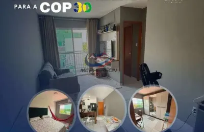 Apartamento mobiliado para alugar cop30, com 2 quartos sendo 1 suíte em belém