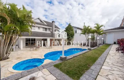 Casa em condomínio fechado com 4 quartos à venda na rua rolândia, 670, pineville, pinhais, 294 m2 por r$ 2.499.900