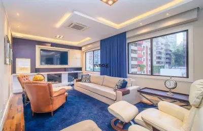 Inbox cia imobiliária vende ótimo apartamento mobiliado de 222,00m², bairro bela vista em porto alegre.