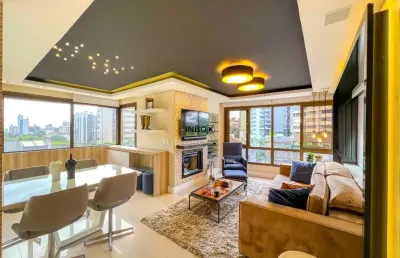Apartamento totalmente mobiliado e decorado no bairro bela vista
