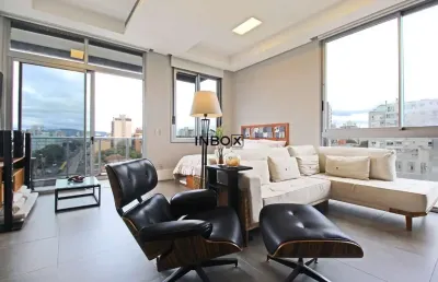 Apartamento à venda com 61m2 privativos, 01 dormitório, 2 vagas, na eça de quiroz 96, bairro petrópolis, porto alegre - rs